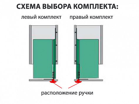 Механизм в нижнюю базу Комфорт 200 мм, правый, 2 полки, хром, Art. 2377160005, Kessebohmer