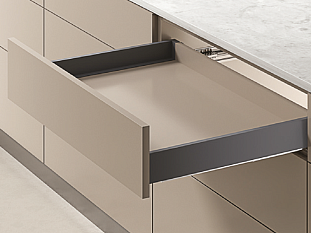 Комплект ящика Avantra 90 с демпфером Silent System, NL270, темно-серый