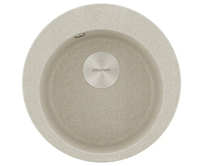 Мойка Paulmark GELEGEN, PM404800, 480мм, кварцевая композитная мойка, бежевый