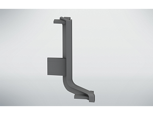 Уголок внешний 90* Gola L, пластик, серый, распил 45*, Россия