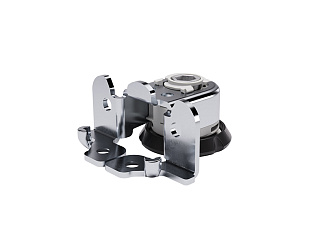 Опора мебельная INTEGRATO TECH D, со штифтами, регулировка 12 мм