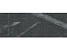 Кромка ПВХ, 0,9х36мм., без клея, Мрамор Пьетра Графитовый U704 Silkway ULD, Galodesign