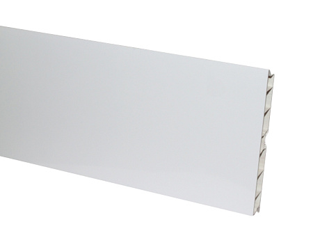 Цоколь кухонный ПВХ 100х4000мм, белый глянец