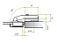 Петля QS Mini Slide On для стекла для фальшпанели 90* Art. 51.QS51.23.90, FGV
