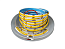 Светодиодная лента COB 320 диодов/м.п, нейтр. 4100K, 12V, 12W/м.п., 1300 Lm/m, IP20 04.800.00.174