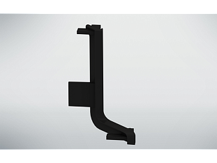 Уголок внешний 90* Gola L, пластик, черный, распил 45*, Россия