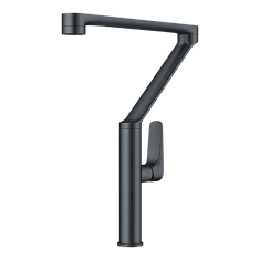 Смеситель Omoikiri  TARA LG-GM,вороненая сталь, латунь