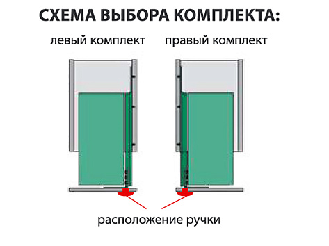 Механизм в нижнюю базу Комфорт 200 мм, правый, 2 полки, антрацит, Art. 2377169846, Kessebohmer