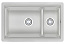 Мойка кухонная Granula KS-7304U, 730х450х195мм,Арктик, искусственный камень, в комплекте