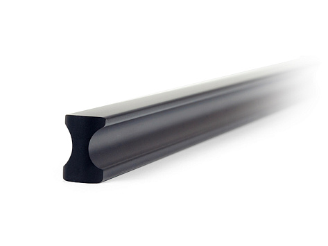 Ручка мебельная, накладная VOLNA RS065BL.4/192, 192 мм, черный, Boyard