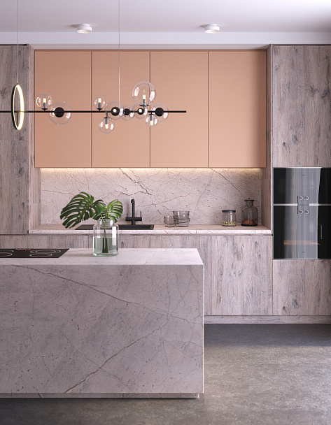 Стеновая панель 3000х600х10 Marble Astana 8253/Pt, k3, Slotex
