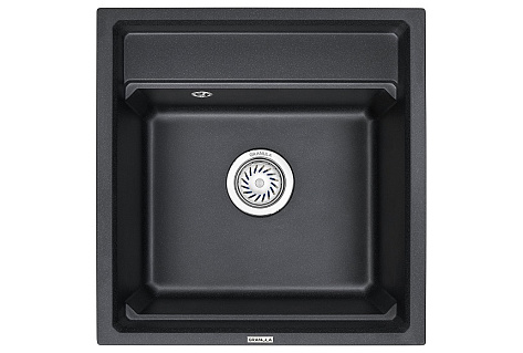 Мойка кухонная Granula KS-5002, 500х510х245мм, черный, искусственный камень