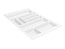 Лоток для столовых приборов OrgaTray 440 для для InnoTech Atira/AvanTech YOU/ArciTech, Гл441-520xШ601-700, пластик, белый, Art.9194969, Hettich