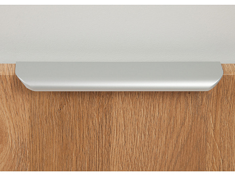 Ручка мебельная, торцевая MONTE RT110SC.1/160/200, 160 / 200 мм, сатиновый хром, Boyard