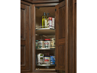 Твистер, высота 812 - 922 мм, Арена КЛАССИК, 3 полки + рама + крепеж, титан,  цвет дна серый, антислип Art. 2296930102, Kessebohmer