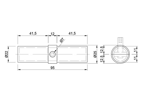 Удлинитель для труб с кольцом, R-10A (JK 59), хром