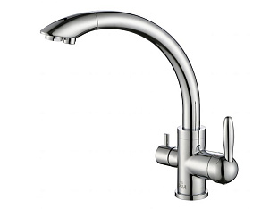 Смеситель высокий Paulmark Es213001, с питьевой водой, хром