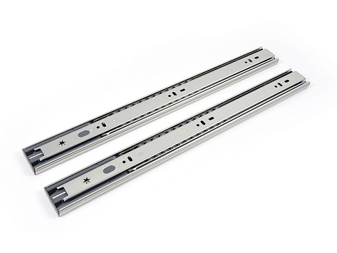 Направляющие для ящиков шариковые полного выдвижения 45х400мм с доводчиком, Satellite DB4525Zn/400, Boyard