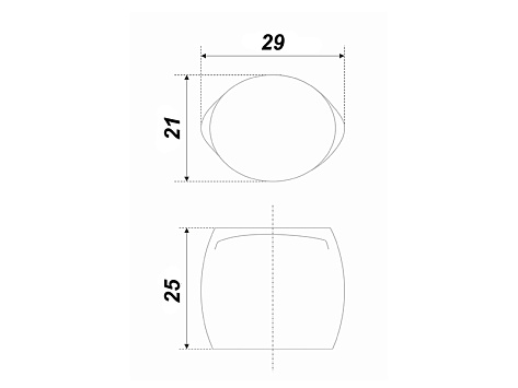 Ручка мебельная, кнопка MISTY RC119GC.4, карамельное золото, Boyard