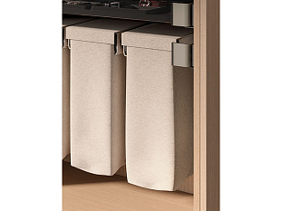 Конеро Комплект Мешок для белья на раме WхD 610-670x450, мешок узкий 2 шт;, шампань Art. 5496919853, Kessebohmer