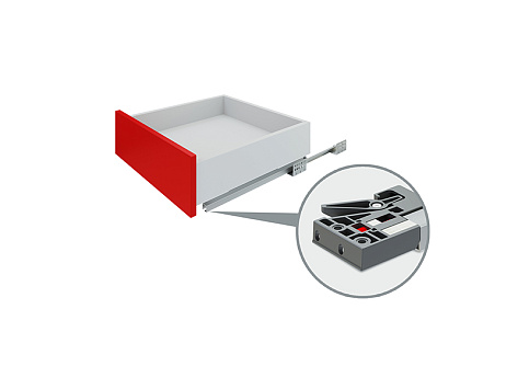 Комплект фиксаторов для надвижного монтажа направляющих полного выдвижения B-Slide DBH02/GR, Boyard