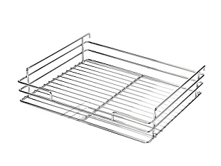 Комплект корзин 400 мм для выкатного механизма "Волшебный уголок" KRM04, 4 шт, KR29/1/0/400, хром, Boyard