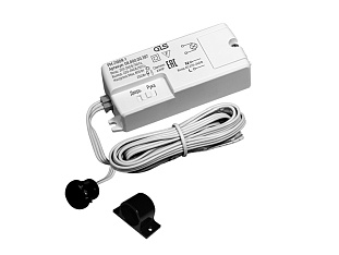 Датчик универсальный на препятствие/взмах 220V/250-600W, D17,5, черный, шнур 1,5м, с держателем PM 218DR-1 08.800.00.387