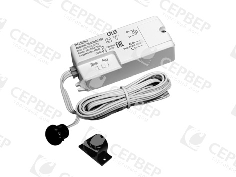 Датчик универсальный на препятствие/взмах 220V/250-600W, D17,5, черный, шнур 1,5м, с держателем PM 218DR-1 08.800.00.387