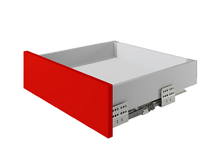 Комплект ящика  с прямыми боковинами СТАРТ push to open стандартной высоты, 86мм, серый, SB28GR.1/400, Boyard