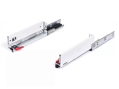 Комплект ящика FLOWBOX Push to Open с доводчиком H106 450 Белый, Samet (индивид. упак.)