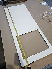 УЦЕНКА_Компакт-плита HPL Compact Белый CLEAN TOUCH 915х650х12мм, арт. СТ1, Sloplast