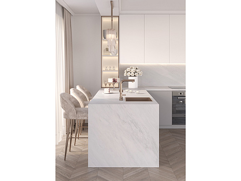 Столешница 3000х600х40 Lioni 8138/Bst  (1п/5), e3, Slotex