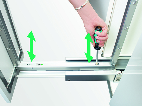 Рама, высота 1900-2300 мм, Диспенса 90°, титан, Art. 543830102, Kessebohmer