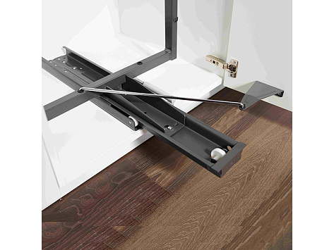 Рама + Направляющие + Крепеж, Тандем Соло, 750 мм, высота 1800 мм, СофтСТОПпро доводчик, антрацит, арт. 2392879846, Кессебёмер