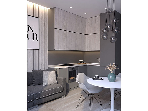 Плита HPL Compact 3050x1320x12 8123/Bw Icy Pine (чёрный крафт) DUO-X, e1, Slotex