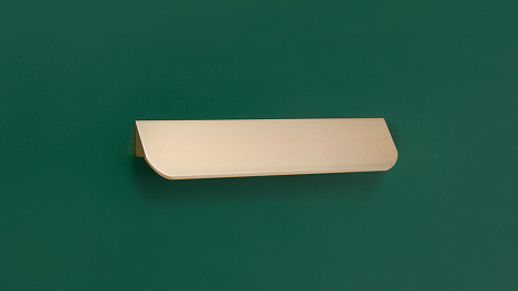 Ручка мебельная, накладная TICK RS156SG.3/96, 96 мм, сатиновое золото, Boyard