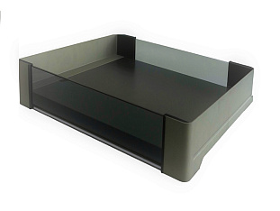 Конеро Комплект Полка внутренняя выдвижная со стеклом WхDхH 434-494х320х168, без дна, шампань Art. 8386879853, Kessebohmer