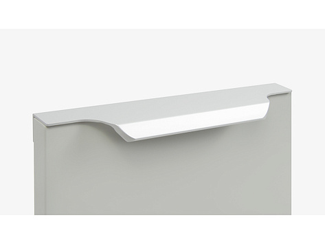 Ручка мебельная, торцевая TERA RT111SC.1/128/200, 200 мм, алюминий, матовый хром, Boyard