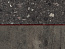 Стеновая панель двухсторонняя 4100х640х8 F117 ST76 Камень Вентура чёрный  : F121 ST87 Камень Металл антрацит , Гр.1-3, Ш, Egger