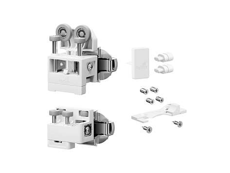 Комплект фурнитуры WingLine L "medium" 12кг/H2400мм с самозакрыванием, правый,  белый, без петель Art. 9339367, Hettich