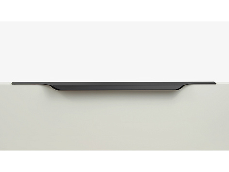 Ручка мебельная, торцевая TERA RT111BL.1/384/450, 384 / 450 мм, черный, Boyard