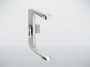 Уголок внутренний 90* Gola C, пластик, белый, распил 45*, Россия