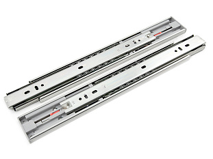 Направляющие для ящиков шариковые полного выдвижения 45х450мм push to open, DB4515Zn/450, Boyard