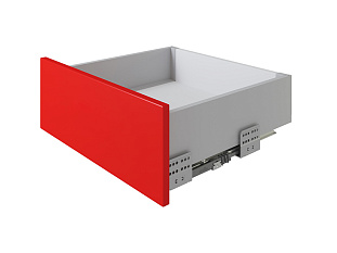 Комплект ящика  с прямыми боковинами СТАРТ push to open средней высоты, 118мм, серый, SB29GR.1/400, Boyard