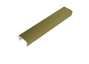 Заглушка для цоколя H-150, Золото браш