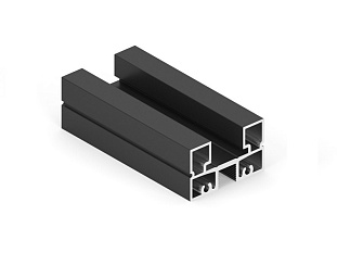 Aristo GRACE Горизонтальный профиль (верх/низ) черный матовый 2.7м, B1 OP0788.VP540.BKSPC.CJ/2