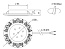Комплект из 1-го LED свет-ка Artus-1 220V врезной/бронза/тепл.свет/выкл/сет.шнур