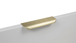 Ручка мебельная, торцевая MONTE RT110BSG.1/128/150, 128 / 150 мм, брашированное сатиновое золото, Boyard