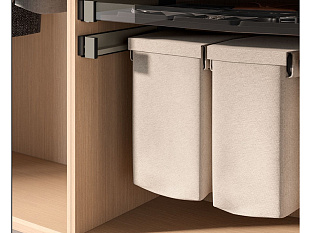 Конеро Комплект Мешок для белья на раме WхD 910-970x320, мешок широкий 2 шт, шампань Art. 5397109853, Kessebohmer