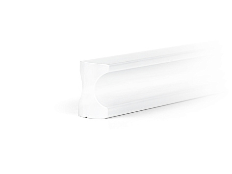 Ручка мебельная, накладная VOLNA RS065W.4/960, 480х2 мм, белый, Boyard